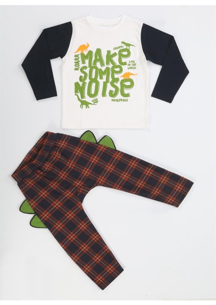 Some Noise Ekose Pantolon + T-Shirt Takım