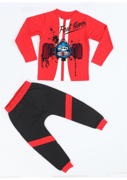 Yarışcı Baggy Kesim Pantolon +T-Shirt Takım