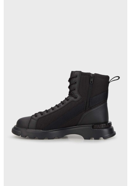 Fermuarlı Bağcıklı Kalın Tabanlı Logolu Bot Erkek Bot XUM011 XV614 K001 fiyatları