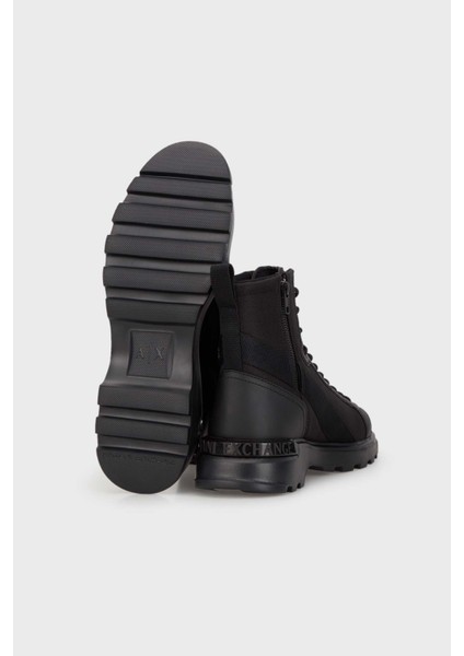 Fermuarlı Bağcıklı Kalın Tabanlı Logolu Bot Erkek Bot XUM011 XV614 K001 fırsatları