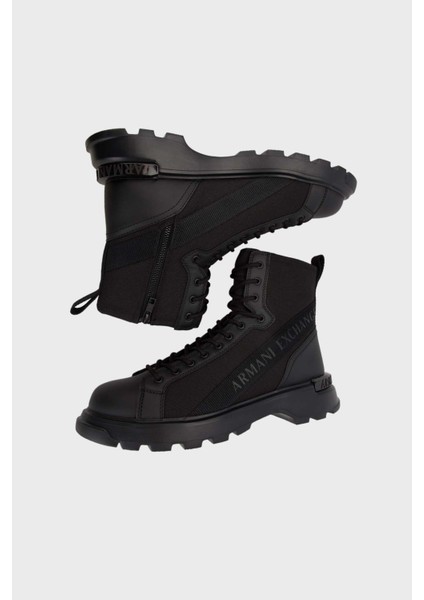 Fermuarlı Bağcıklı Kalın Tabanlı Logolu Bot Erkek Bot XUM011 XV614 K001 indirimleri