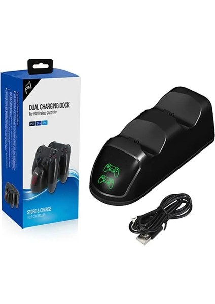 Ps4 Dualshock 4 LED Göstergeli Kol Şarj Istasyonu Stand TP4-889