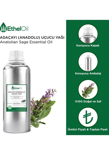 Adaçayı (Anadolu) Yağı 1 kg fiyatları