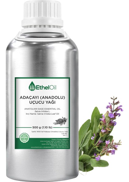 Adaçayı (Anadolu) Yağı 500 gr