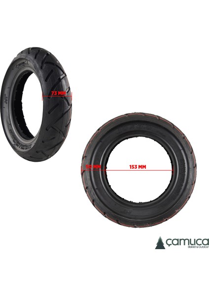 10X3.0 Scooter Tubeless Dış Lastik