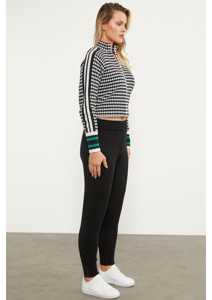 Jogger Triko Pantolon - Siyah modelleri