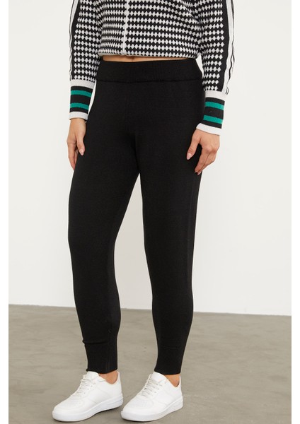 Jogger Triko Pantolon - Siyah fırsatları