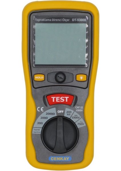 DT-5300B Toprak Direnci Test Cihazı