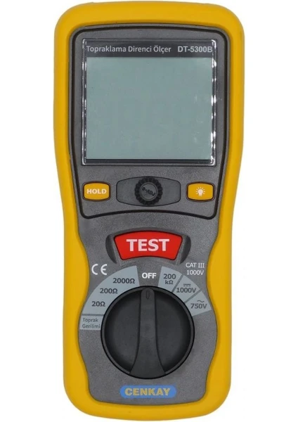 DT-5300B Toprak Direnci Test Cihazı