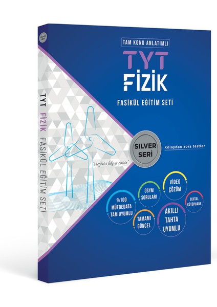 Tandem Yayınları Silver Seri Tam Konu Anlatımlı TYT Fizik Fasikül Eğitim Seti