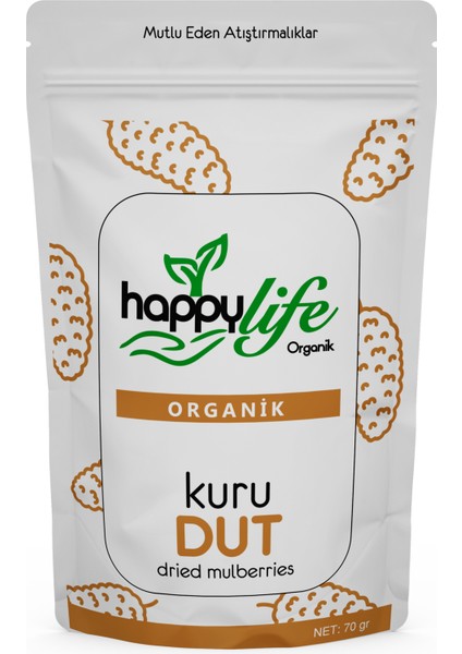 Happy Life Organik Kuru Dut 70 gr