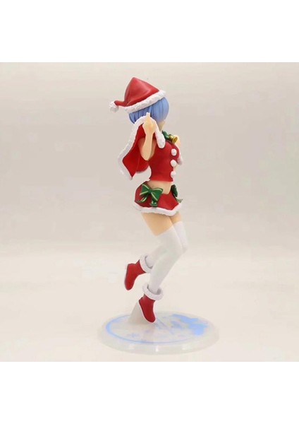 Anime Noel Rem Şekil 23CM Pvc Noel Suit Güzel Model Oyuncaklar Bebek Noel Hediyesi fiyatları