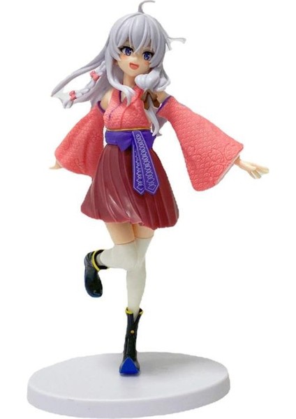 20CM Elaina Witch Cadı Anime Figürü Elaina Majo Hiçbir Tabitabi Elaina Coreful Eylem Heykelcik Modeli Hediyeler Oyuncaklar Yolculuk