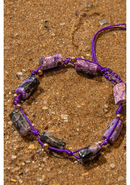 Sertifikalı Doğal Taşlı Öz Sevgi, Iç Huzur Bilekliği, Çereoit, Hematit modelleri