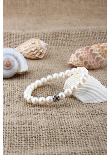 Sertifikalı Inci ( Taşlar) Doğaltaş Bileklik 8 mm fiyatları