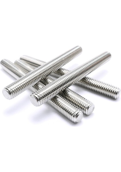 Galvanizli Gijon Saplama Tij M5 1 Metre Dın 975