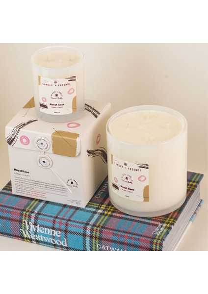 Candle and Friends No.8 Royal Rose Xxlarge Cam Mum 750GR.