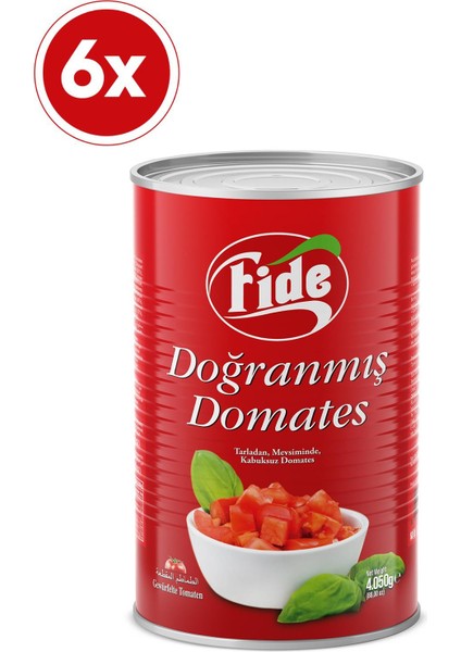 Doğranmış Domates 6 x 4050 G