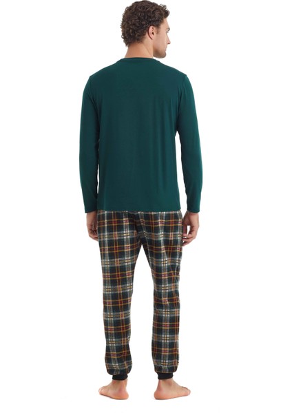 Erkek Uzun Kol Pijama Takımı 40095 fırsatları