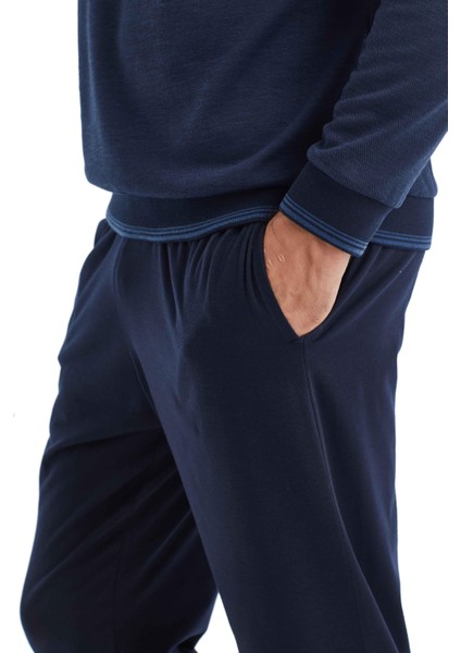 Erkek Uzun Kol Pijama Takımı 40098 indirimleri