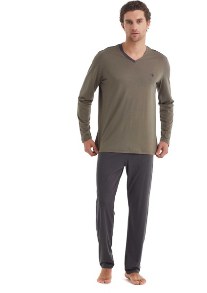 Erkek Uzun Kol Pijama Takımı 40090