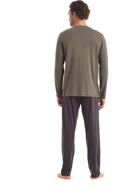 Erkek Uzun Kol Pijama Takımı 40090