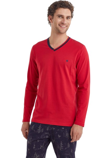 Erkek Uzun Kol Pijama Takımı 40107