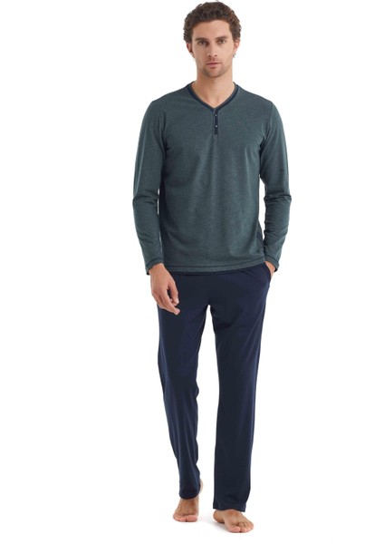 Erkek Uzun Kol Pijama Takımı 40094