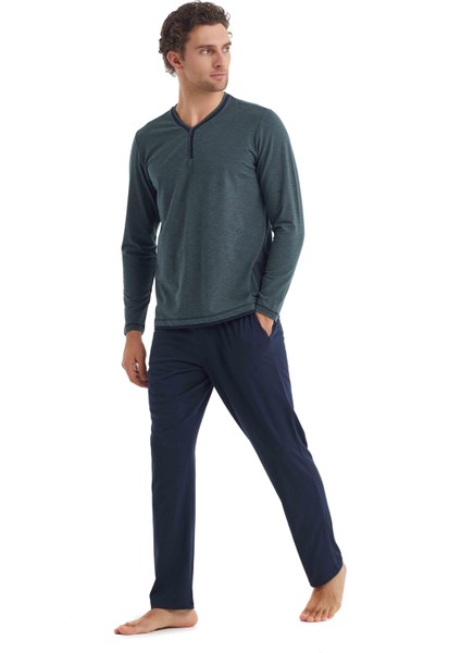 Erkek Uzun Kol Pijama Takımı 40094