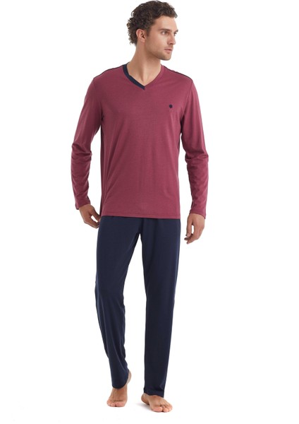 Erkek Uzun Kol Pijama Takımı 40090