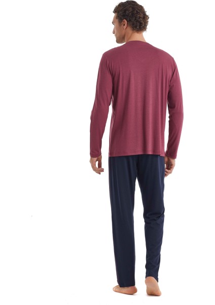Erkek Uzun Kol Pijama Takımı 40090