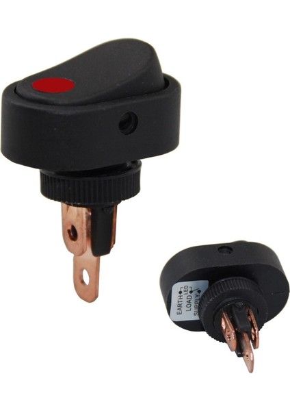 IC132A-2 Oval Ledli 12V Dc 20A Anahtar 3p