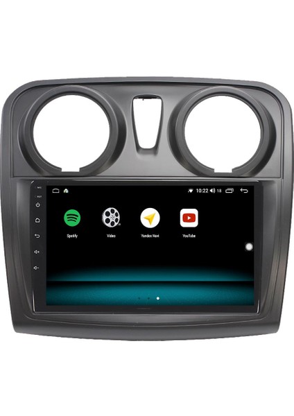 Dacia Lodgy Android 13 Multimedya Carplay 4gb RAM+64GB HDD 2012-2017 Navigasyon Ekran modelleri