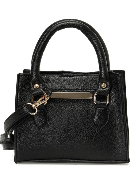 Ntrl Prm Mını El 3pr Siyah Kadın El Çantası