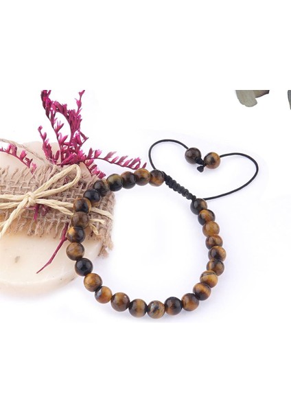 Sertifikalı Kaplan Gözü Orjinal ( Taşlar) Doğaltaş Bileklik - 8mm modelleri