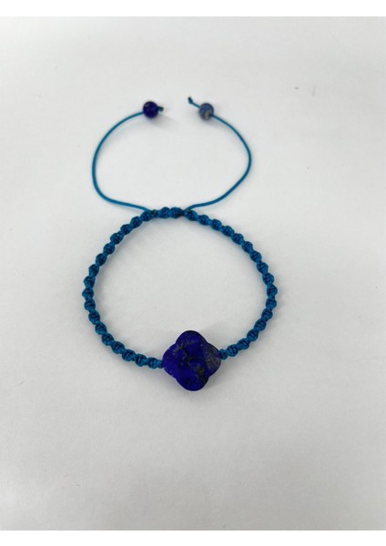 Sertifikalı Lapis Lazuli Orjinal ( Taşlar) Doğaltaş Bileklik 15 Mm, B887