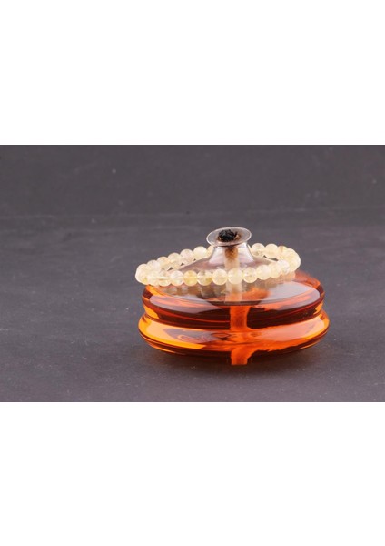 Sertifikalı Sitrin Orjinal ( Taşlar) Doğaltaş Bileklik 6 mm - B848 modelleri