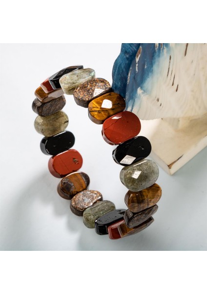 Sertifikalı Oğlak Burcu Doğal Taş Geniş Kesim Erkek Bileklik fiyatları