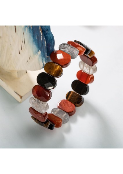 Sertifikalı Oğlak Burcu Doğal Taş Geniş Kesim Erkek Bileklik fırsatları