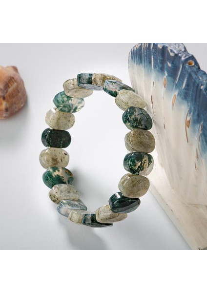 Sertifikalı Yaşam Enerjisi Doğal Taş Geniş Kesim Bileklik modelleri