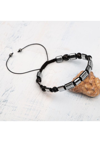 Sertifikalı Radyasyon Bilekliği Şungit Hematit Doğal Taşlı %100 El Işçiliği fiyatları