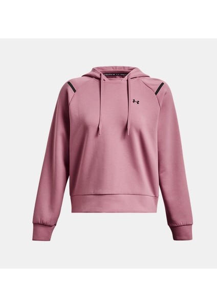Kadın UA Unstoppable Fleece Kapüşonlu Üst 1379843-697 fırsatları