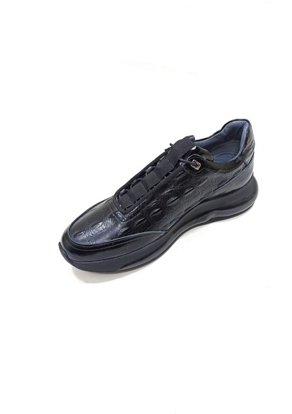 Lucıano Bellini Siyah Deri Erkek Sneaker Ayakkabı modelleri