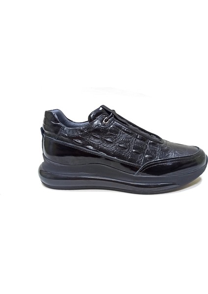 Lucıano Bellini Siyah Deri Erkek Sneaker Ayakkabı fırsatları
