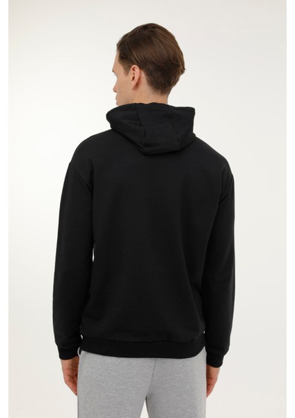 M-SN88 Bsc Hoodıe 3fx Siyah Erkek Sweatshirt