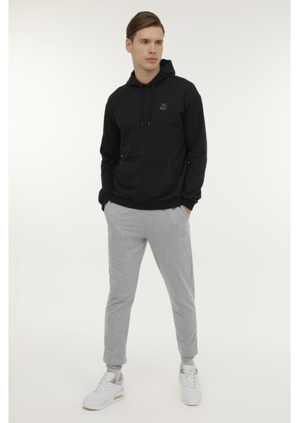 M-SN88 Bsc Hoodıe 3fx Siyah Erkek Sweatshirt