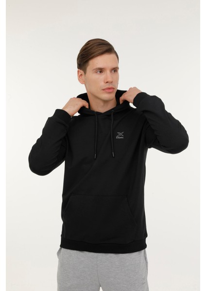 M-SN88 Bsc Hoodıe 3fx Siyah Erkek Sweatshirt