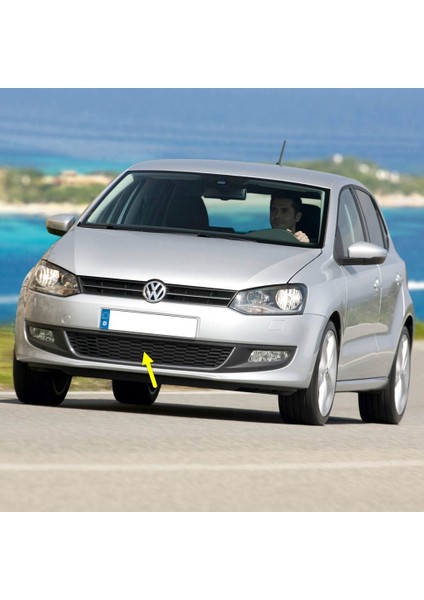 Vw Polo 2010-2014 Ön Tampon Orta Izgarası Kromlu 6R0853671 6R0853677A