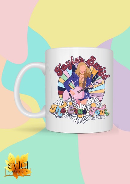 Taylor Swift The Eras Tour Temalı Özel Tasarım Baskılı Kupa Bardak