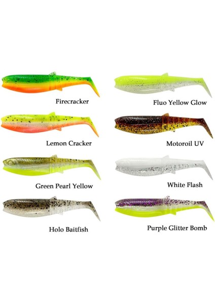 Cannibal Shad 6.8cm 3gr Purple Glitter Bomb fiyatları